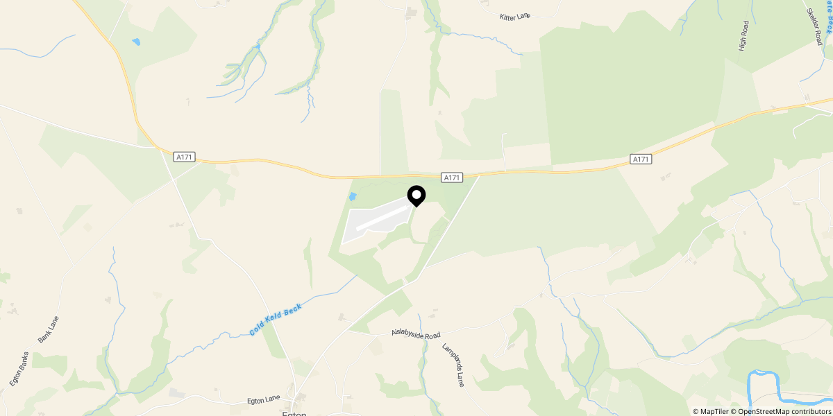 Approximate location of Egton
